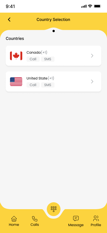 Country Selection